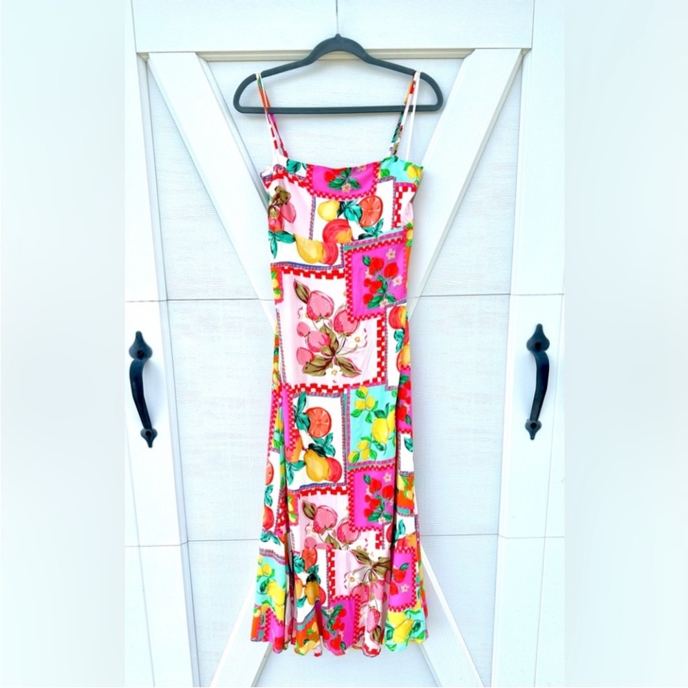 Paper Heart Anthropologie Lemon Maxi Dress small